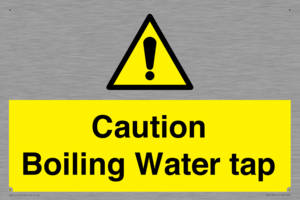 Caution Boiling Water Tap